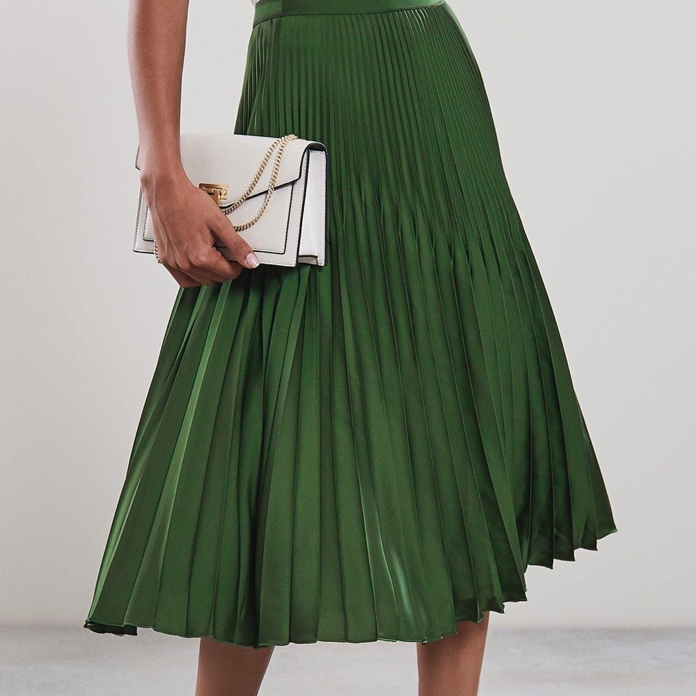 REISS Green Isadora Skirt (UK14/US10)